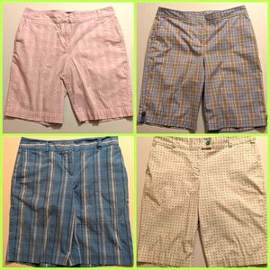 Bundle 4 Izod tennis golf shorts sz 10